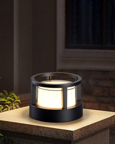 Contemporary Outdoor Wall Light - Round