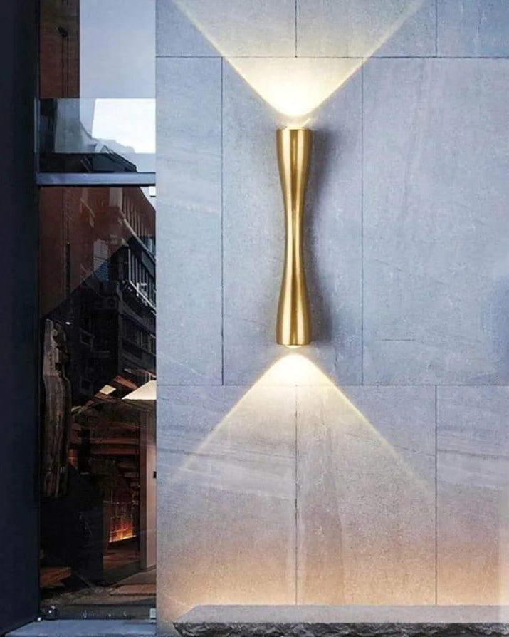 Beam Accent Outdoor Wall Light - Golden