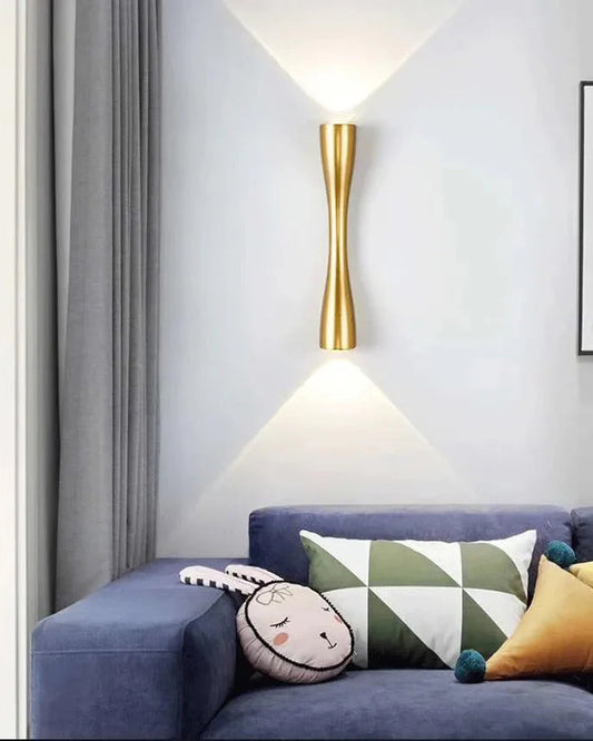 Beam Accent Outdoor Wall Light - Golden