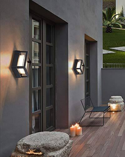 Contemporary Outdoor Wall Light - Cube